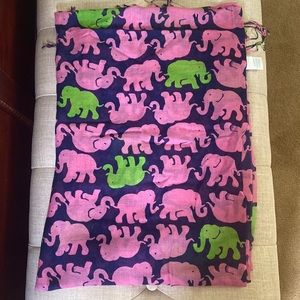 Lilly Pulitzer Murfee Scarf Tusk In The Sun pink Elephant